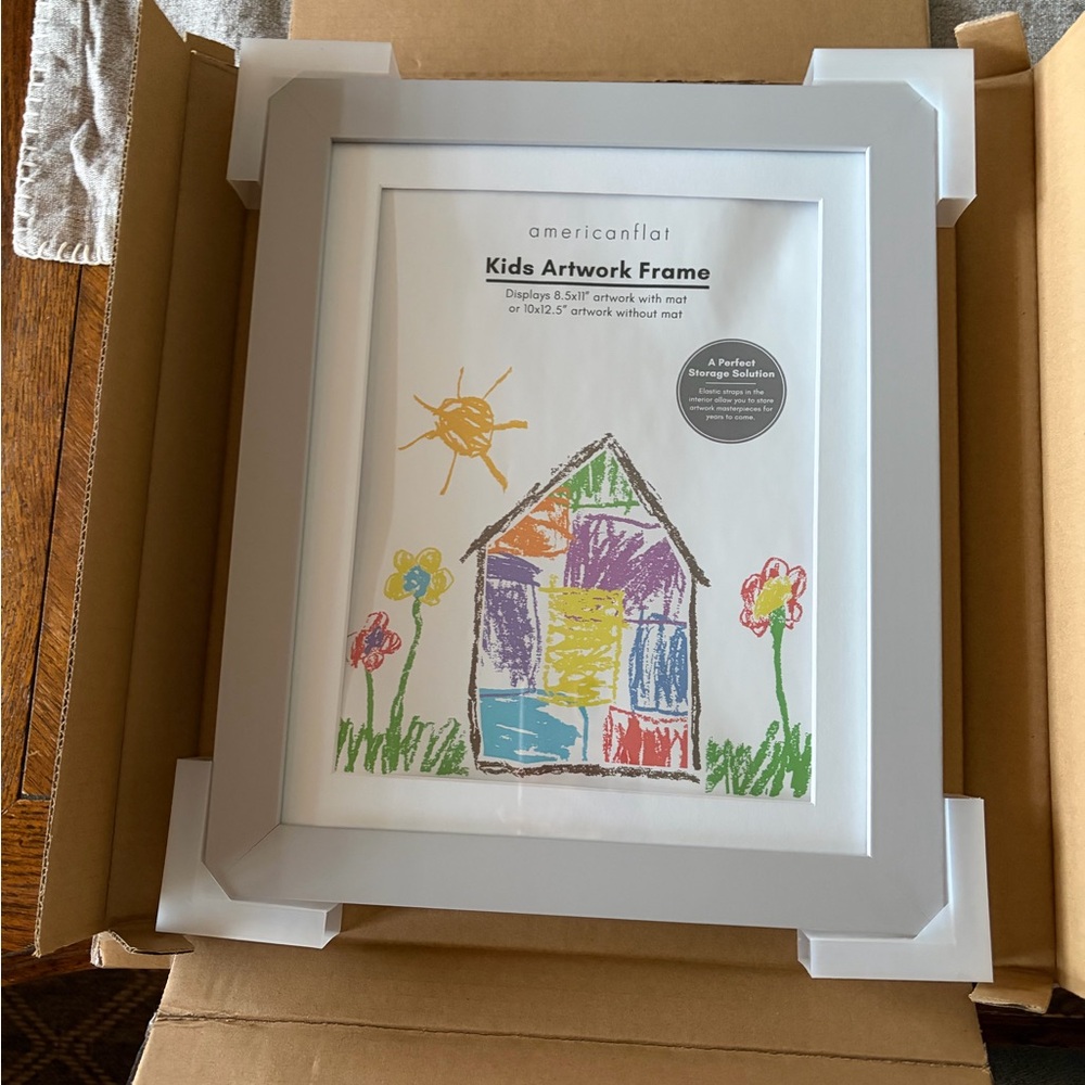 Americanflat Kids Artwork Frame in White